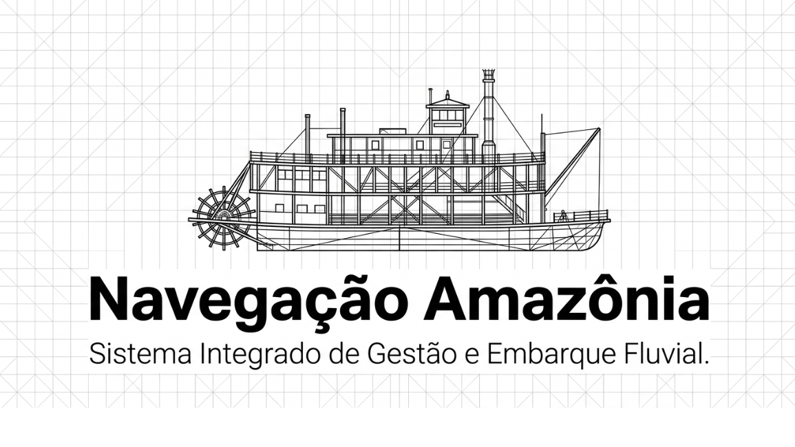 Capa do projeto Sistema de embarque Navegação Amazônia